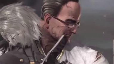 Blurred Senator Armstrong Surprised meme template