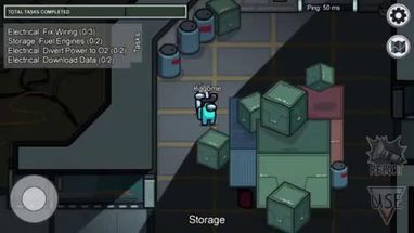 Blurred Among us imposter kill meme template