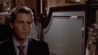 Blurred You mean this William Defoe American Psycho meme template