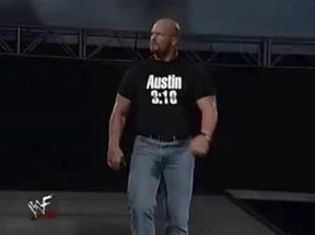 Blurred Stone Cold Steve Austin Walking meme template