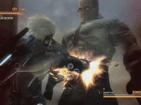 Blurred metal gear rising vengence meme template