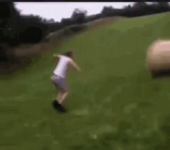 Blurred Hay bale epic fail meme template