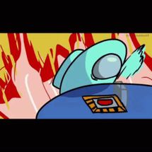 Blurred Among Us meme template