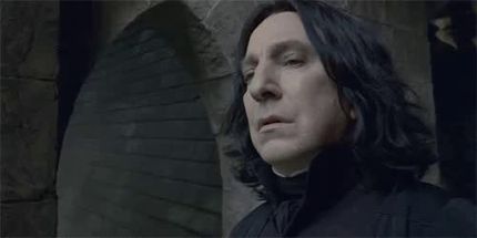 Blurred severus snape meme template