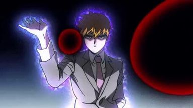 Blurred mob psycho fight meme template