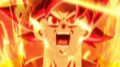 Blurred Goku Red Hair GIF meme template