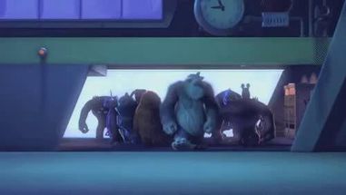 Blurred Monsters Inc Me and the Boys meme template