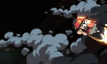 Blurred Gravity falls puppet fire meme template