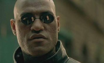 Blurred Matrix Morpheus meme template