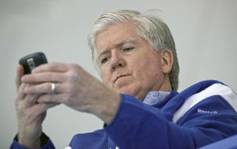 Brian Burke On The Phone meme