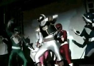 Blurred Crazy Power Rangers meme template