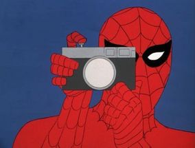 Spiderman Camera meme