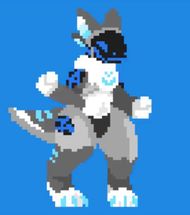 Blurred Dancing Protogen meme template