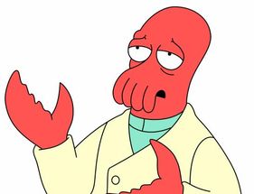 Blurred Futurama Zoidberg meme template