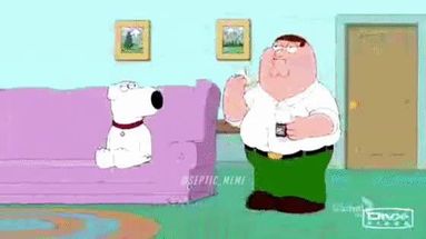 Blurred Peter griffin glitch meme template