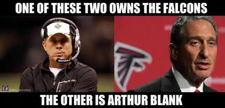 Saints beat falcons meme