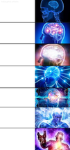 7 Tier Expanding Brain meme