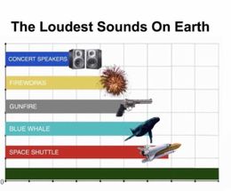 The Loudest Sounds on Earth meme