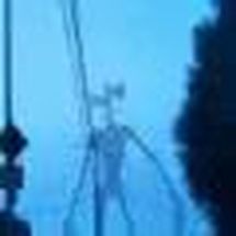 Blurred dancing siren head meme template