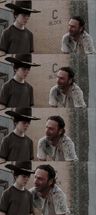 Blurred Rick and Carl Long meme template