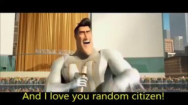 Blurred I love you random citizen meme template