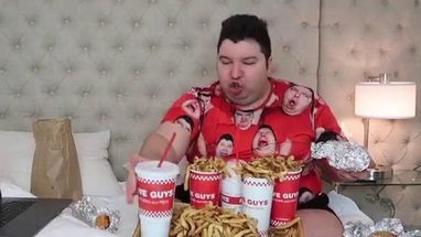 Blurred Nickado Avocado crying after his food fell meme template