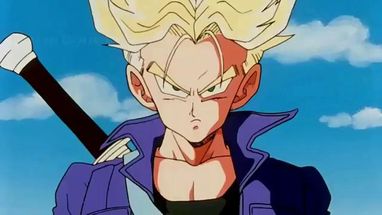 Blurred Trunks Sounds pretty Lame DBZ meme template