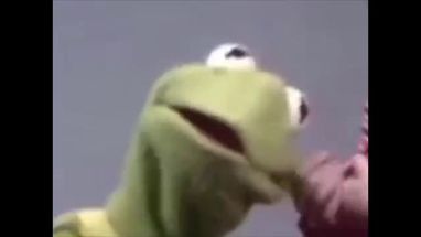 Blurred Angery Kermit meme template