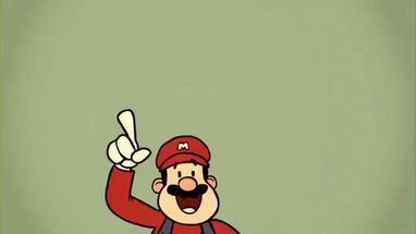 Blurred Mario Information meme template