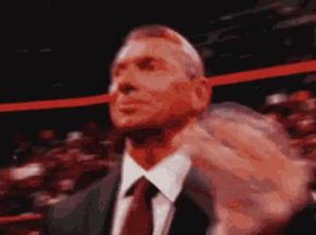 Blurred Vince mcmahon meme template