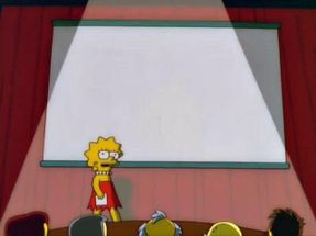 Lisa Simpsons Presentation meme