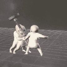 Blurred Babies Fighting 2 meme template