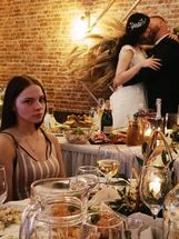 Blurred Third Wheeling At Wedding meme template