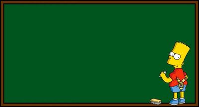 Bart Simpson   chalkboard meme