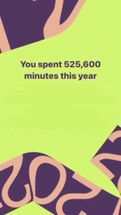 Blurred Spotify Wrapped You Spent 525,600 Minutes meme template