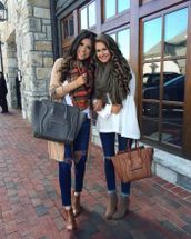 Blurred Christian girl autumn meme template