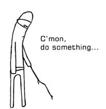 Blurred cmon do something meme template