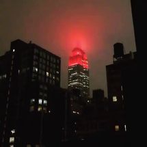 Blurred Empire State Building Siren meme template