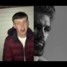 Blurred Chad Face meme meme template