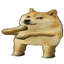 Blurred Doge Dance meme template