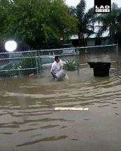 Blurred Bucket against Flood meme template