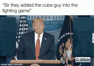 Blurred trump and friends leavin meme template