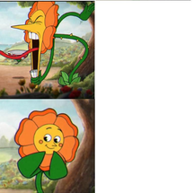 Cuphead Flower meme