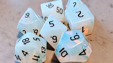 Blurred DnD Dice meme template