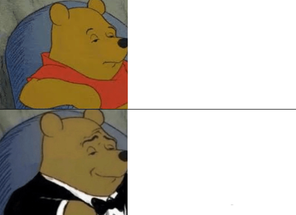 Tuxedo Winnie The Pooh meme