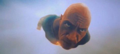 Blurred Black Adam meme template