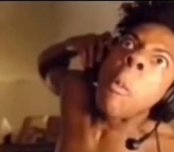 Blurred speed screaming meme template