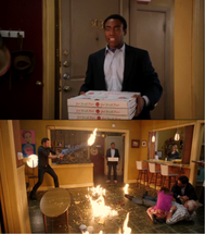 Community Fire Pizza Meme meme