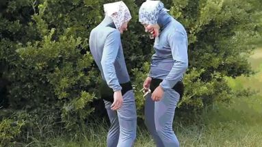 Blurred Sword play   pink sword   gay meme template