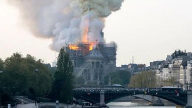 Blurred Notre dame meme template